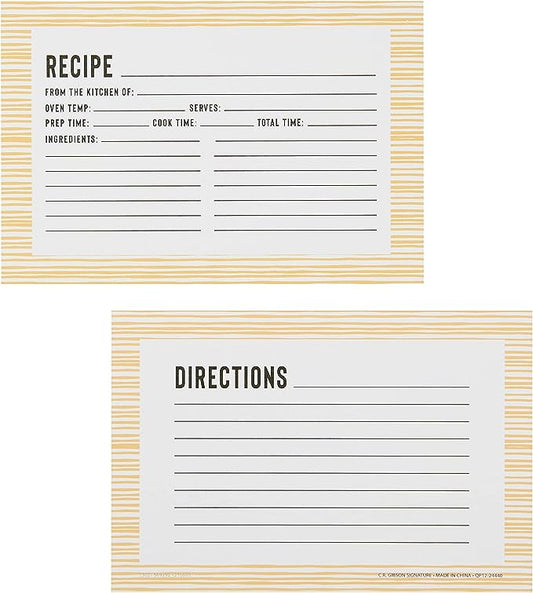 Bloom Double Sided Recipe Card Set