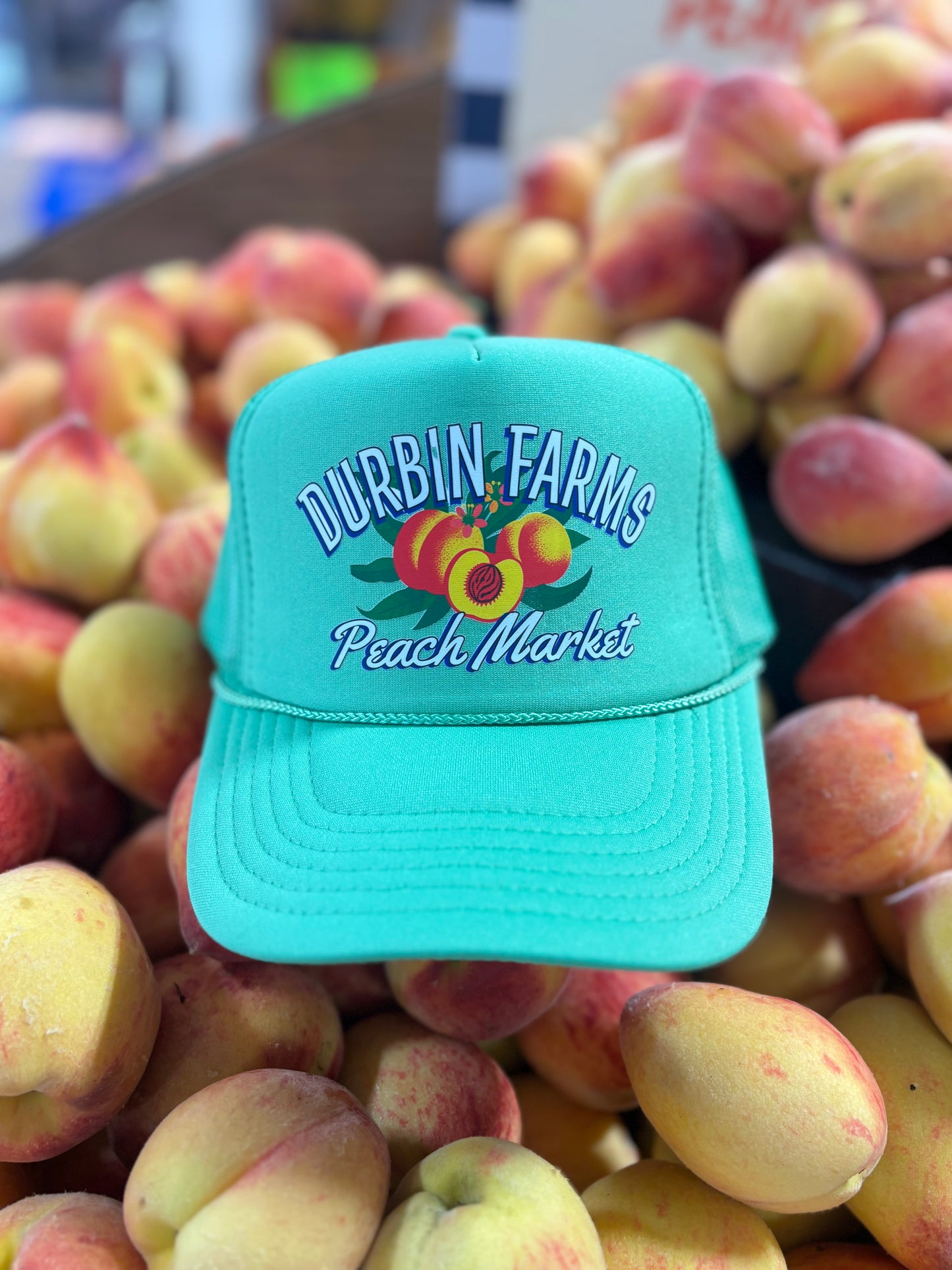 Green Peach Market Hat