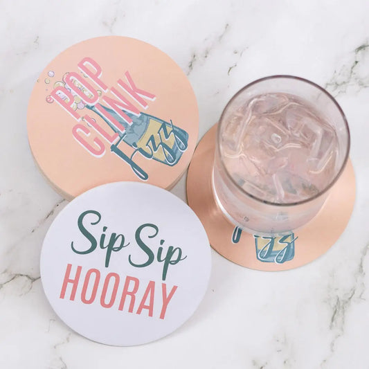 Champagne Reversible Coasters