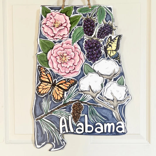 Alabama State Favorites Door Hanger