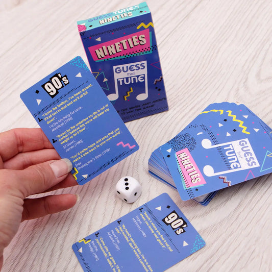 Nineties Guess That Tune - Music Quiz Family/Party Card Game
