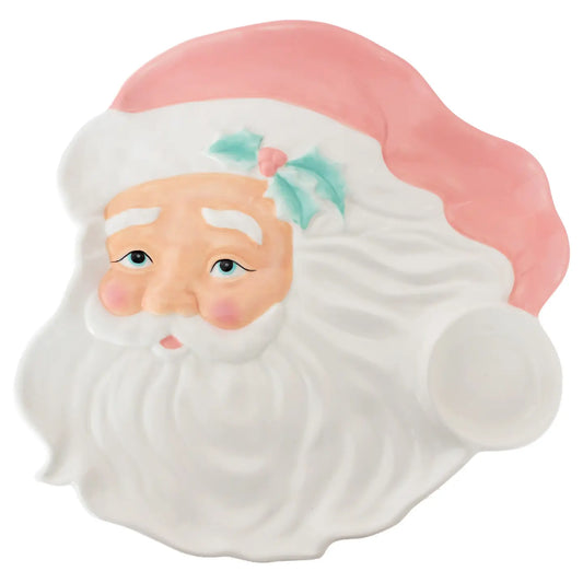 Pink Santa Platter