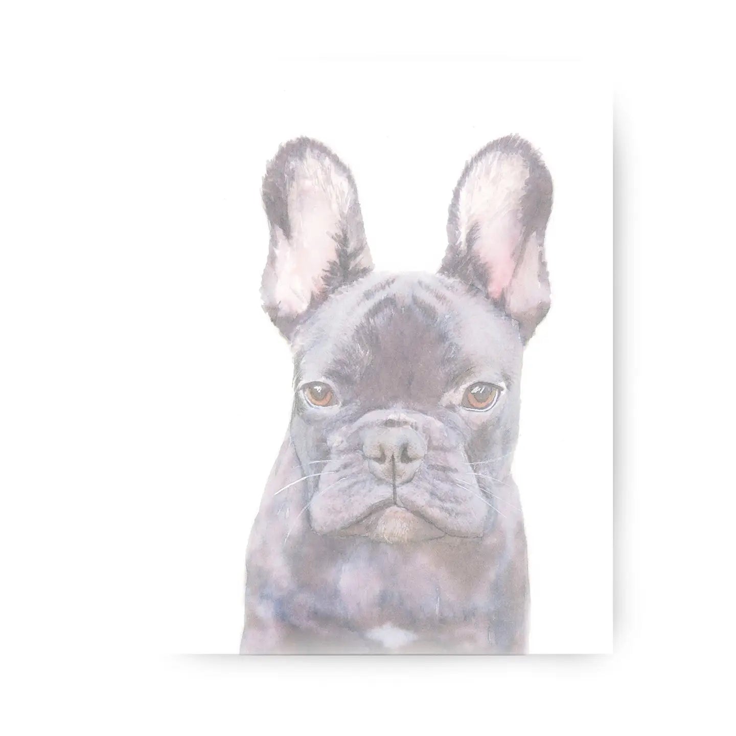 5x7 French Bulldog Print