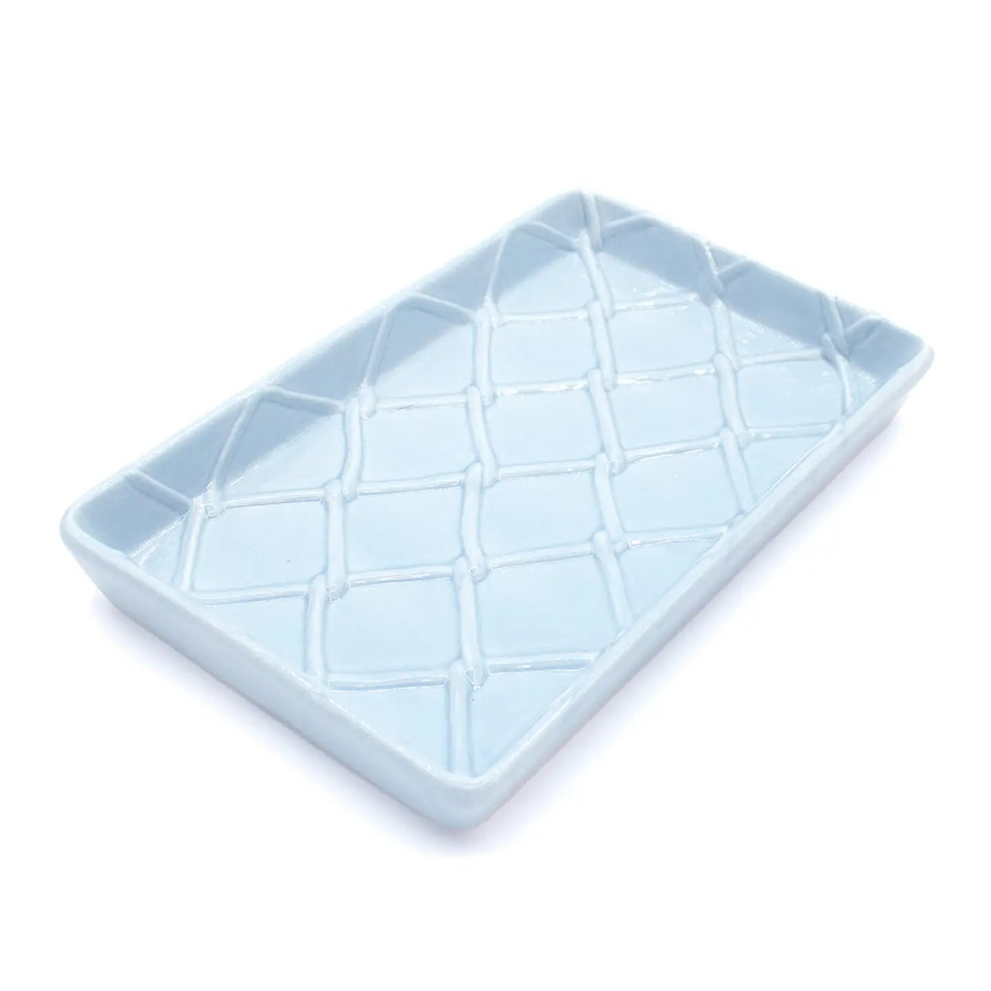 Light Blue Guest Towel Tray