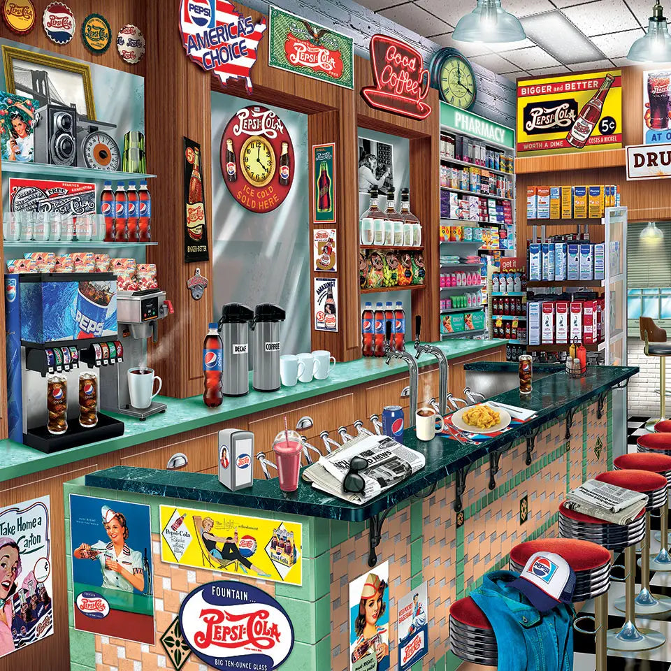 Pepsi Soda Fountain Puzzle