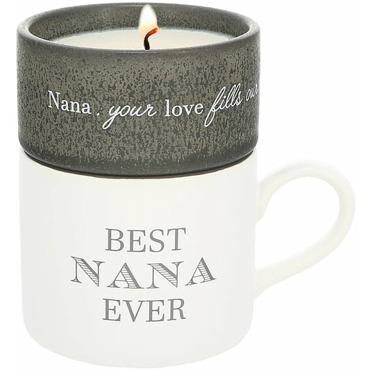 Nana Stacking Mug & Candle Set