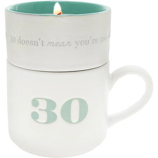 30 Stacking Mug & Candle Set