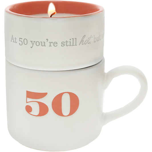 50 Stacking Mug & Candle Set