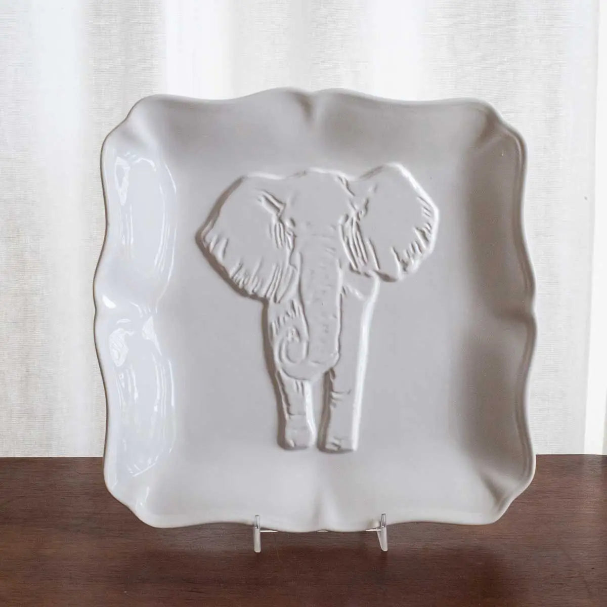 Elephant Square Platter