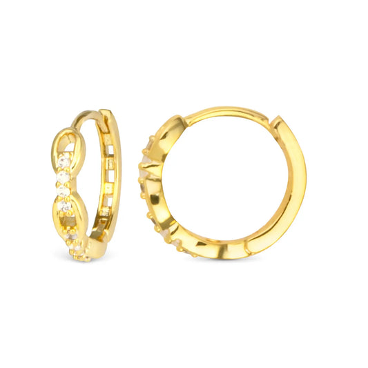 Add A Charm Chain Hoop Earring | Gold