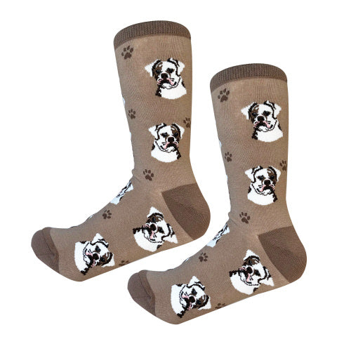 American Bulldog Socks