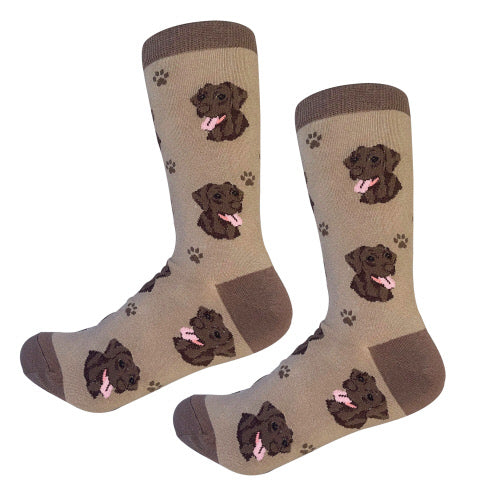 Chocolate Lab Socks