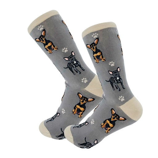 Black Chihuahua Socks