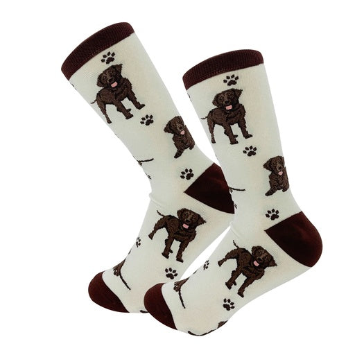 Chocolate Lab Socks