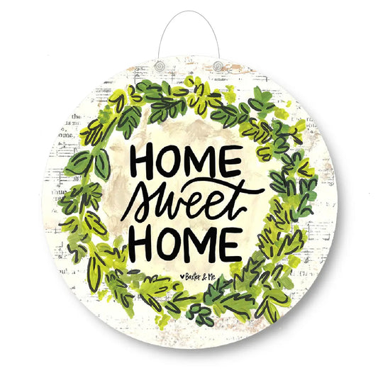 Home Sweet Home Neutral Door Hanger