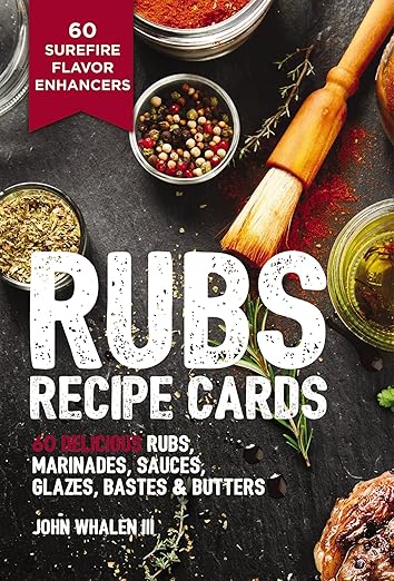 Rubs Recipe Cards