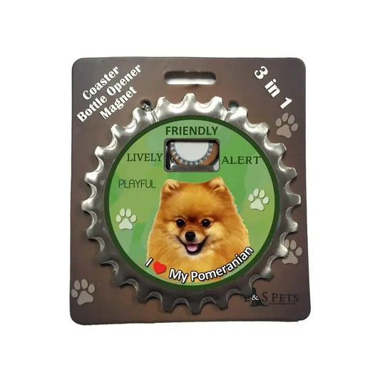 Pomeranian |  3 in 1 Magnetic Coaster