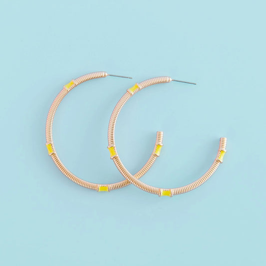 Yellow Sydney Earrings