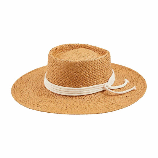 Tan Nautical Rope Hat