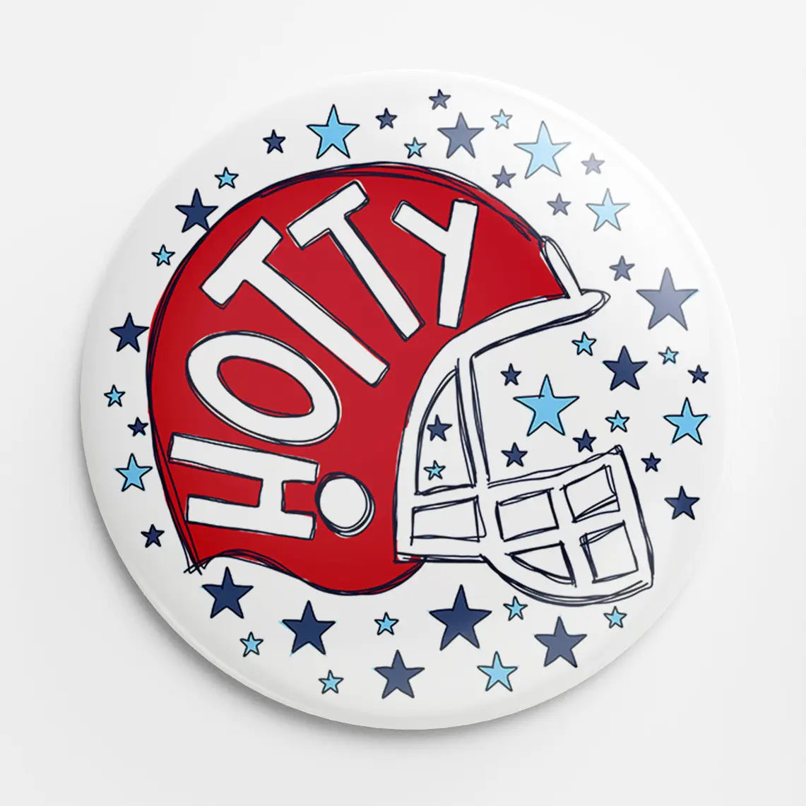 Hotty Helmet Button