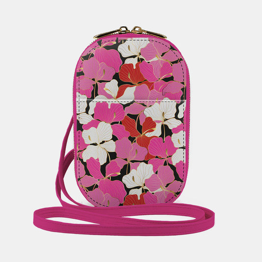 Enameled Orchids Crossbody