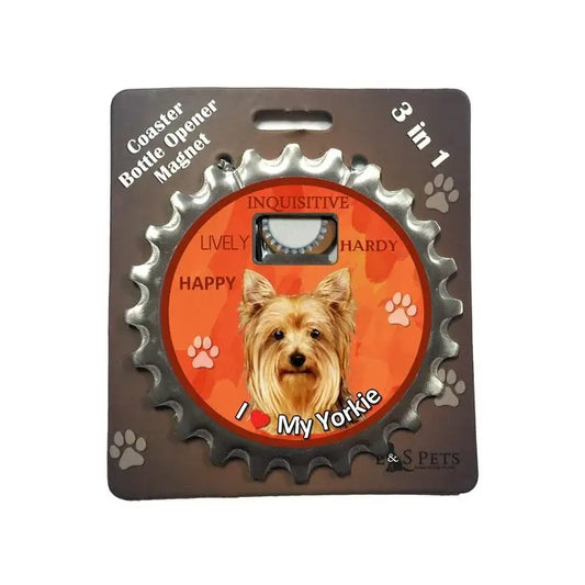 Yorkie | 3 in 1 Magnetic Coaster