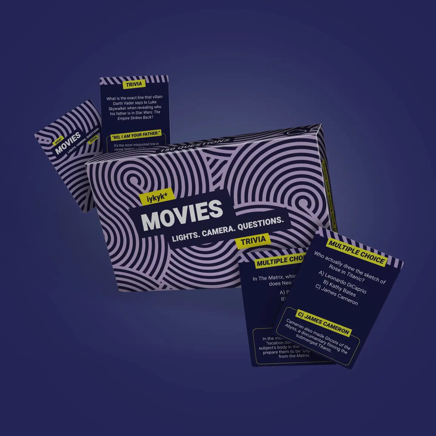 Iykyk Movies Trivia Card Game