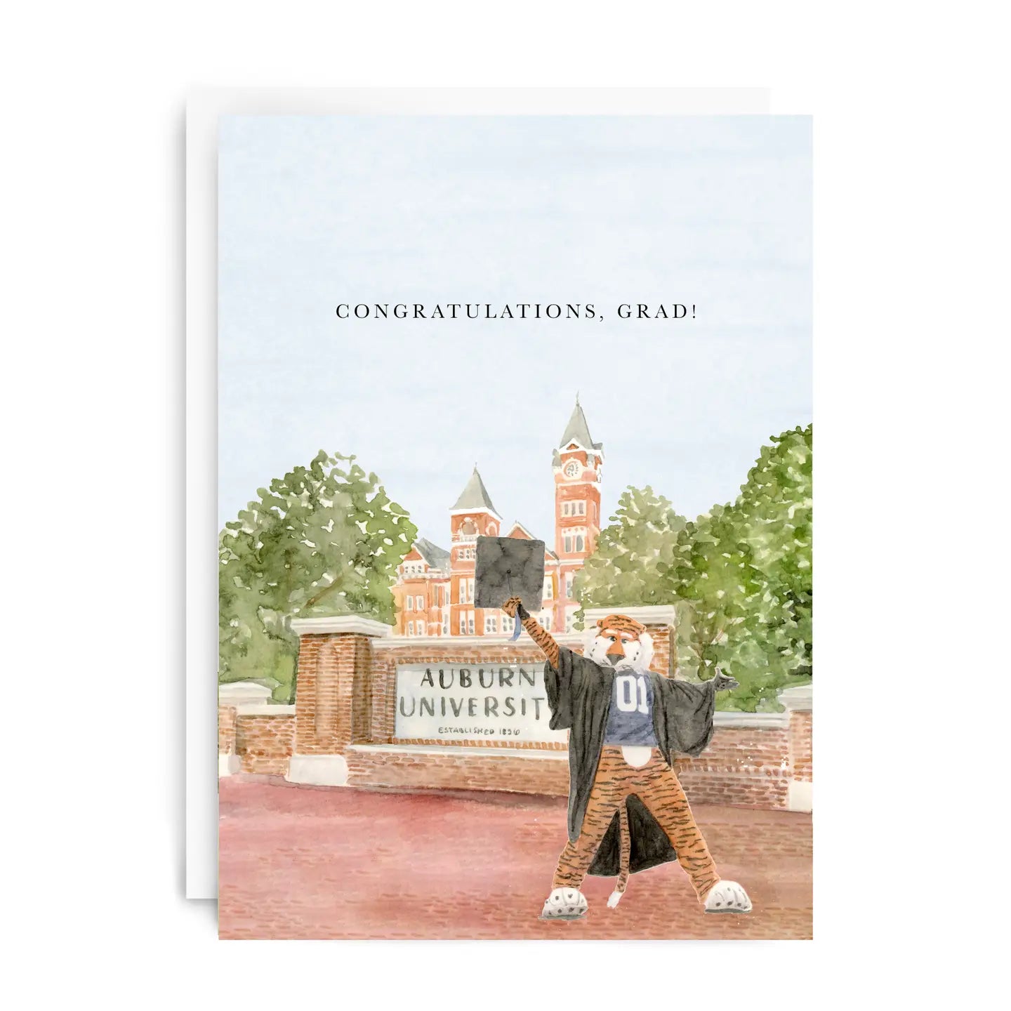 Congratulations, Grad! Auburn Greeting Card