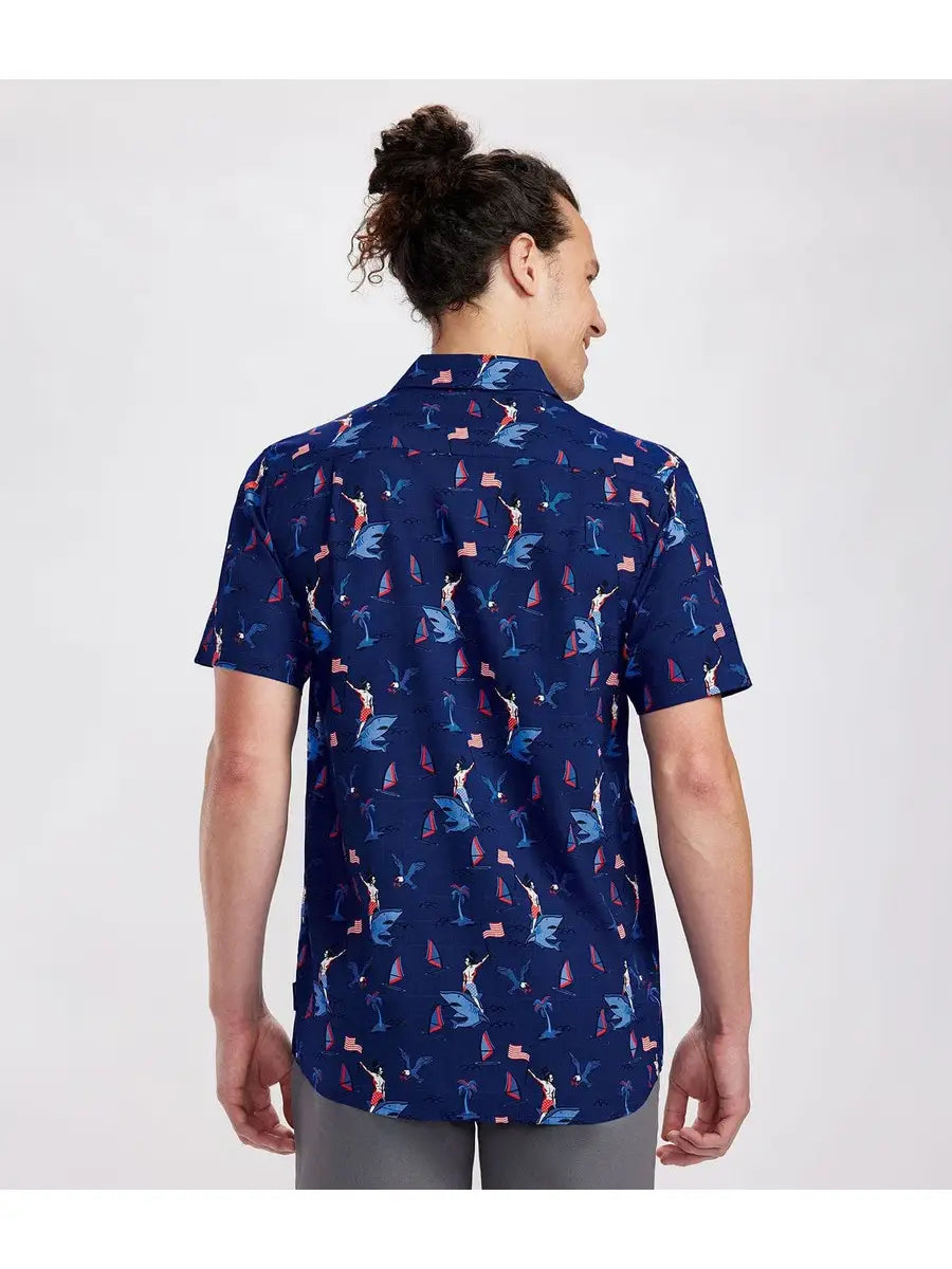 Men's Hawaiian Shirt | Fin Riding Founder