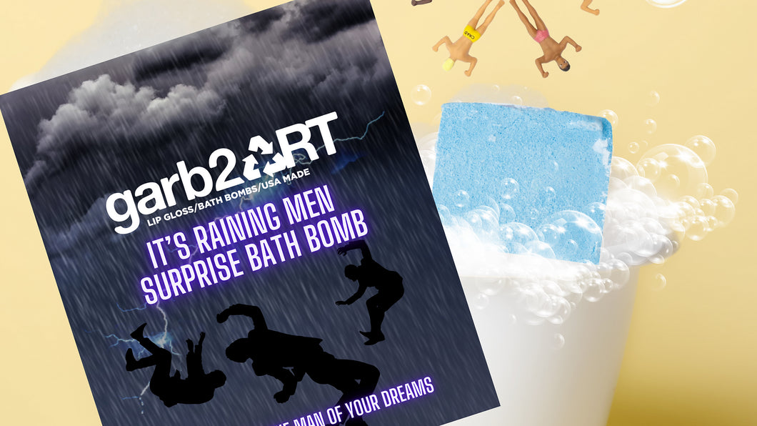 It's Raining Men Surprise Bath Bomb