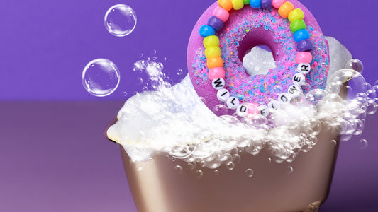 Purple Bracelet Donut Bath Bomb