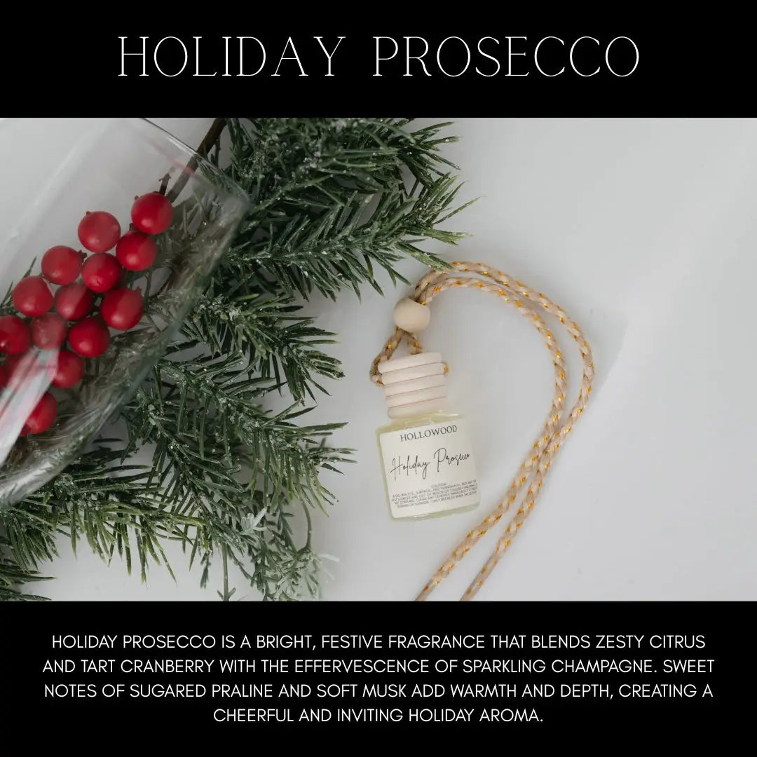 Holiday Prosecco Car Diffuser