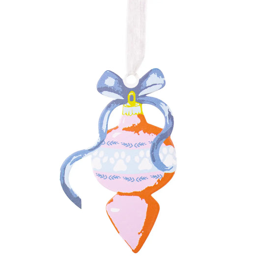 Tinsel Paw Ornament