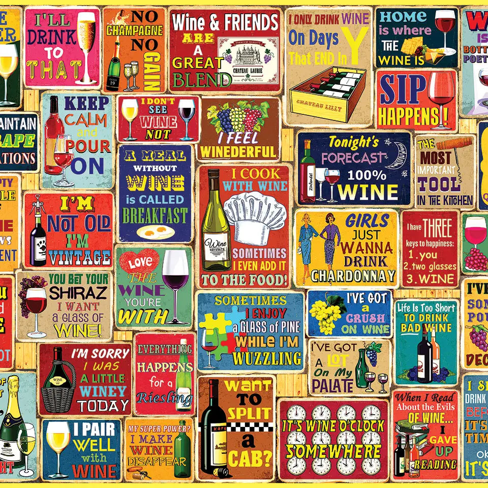 I Love Wine Puzzle