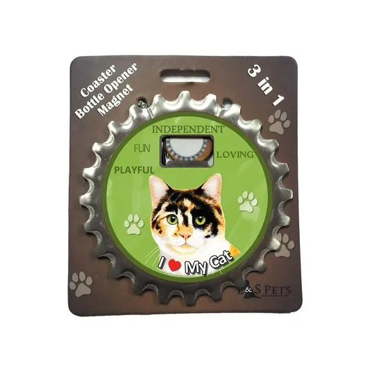 Calico Cat | 3 in 1 Magnetic Coaster