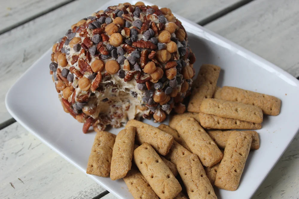 Turtle Cheesecake Cheeseball Mix