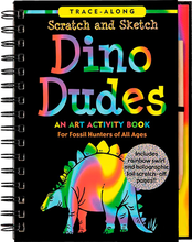 Load image into Gallery viewer, Dino Dudes Scratch &amp; Sketch
