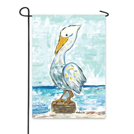 Pelican Garden Flag