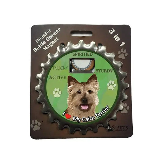 Cairn Terrier | 3 in 1 Magnetic Coaster