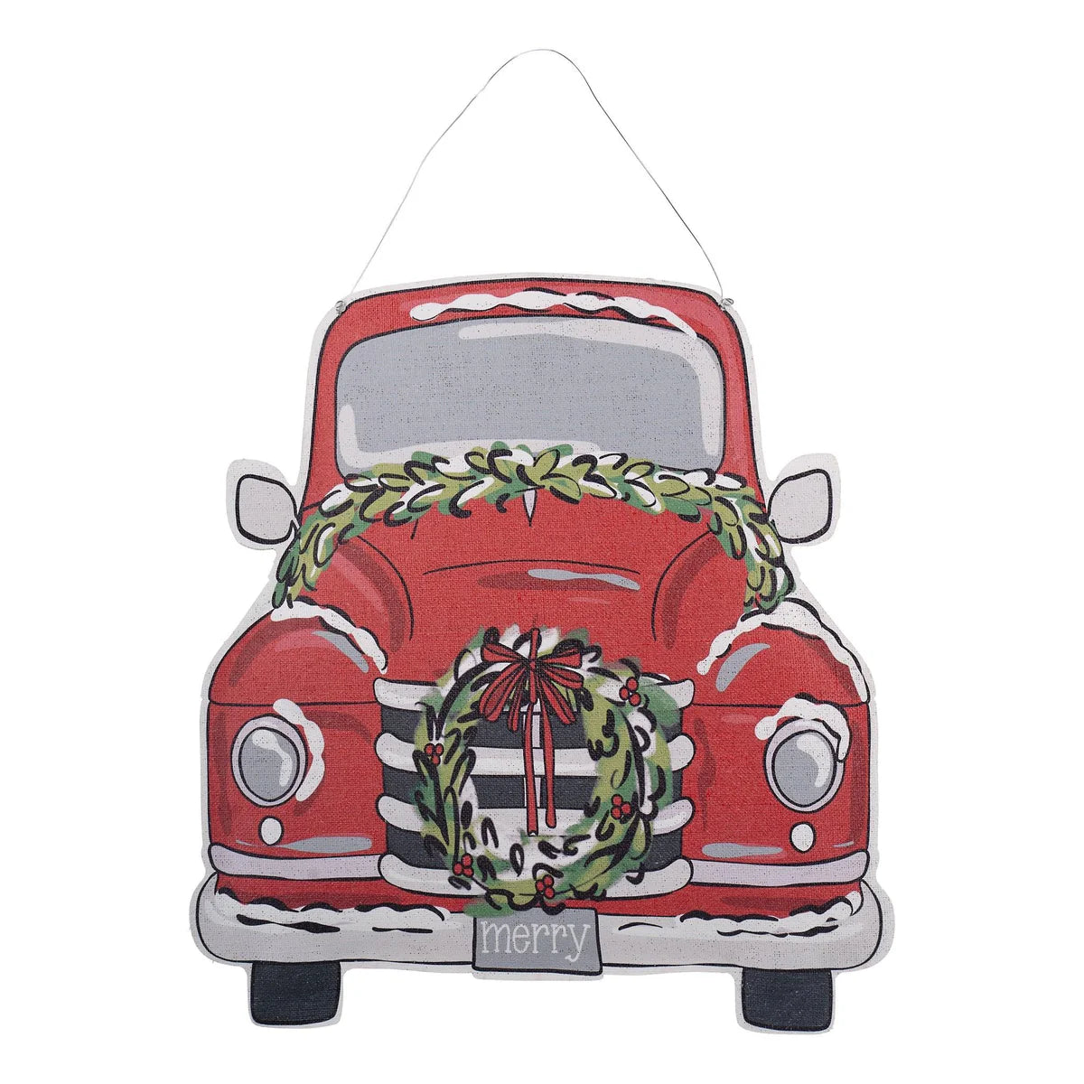 Fall/Christmas Truck Door Hanger