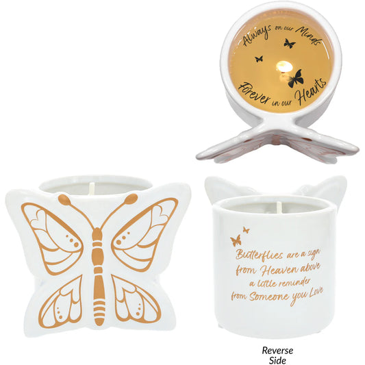 Sign from Heaven Wax Reveal Butterfly Candle