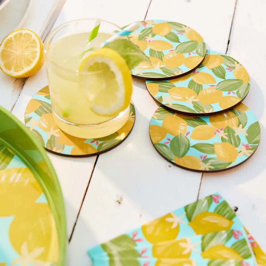 Lemon Blossom Coasters