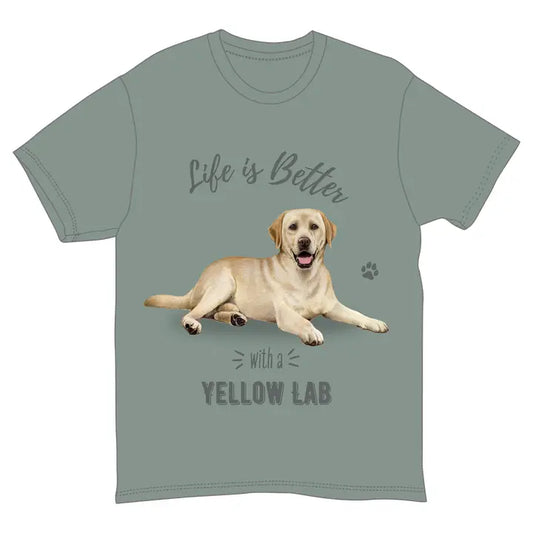 Yellow Lab | Life is Better Tee