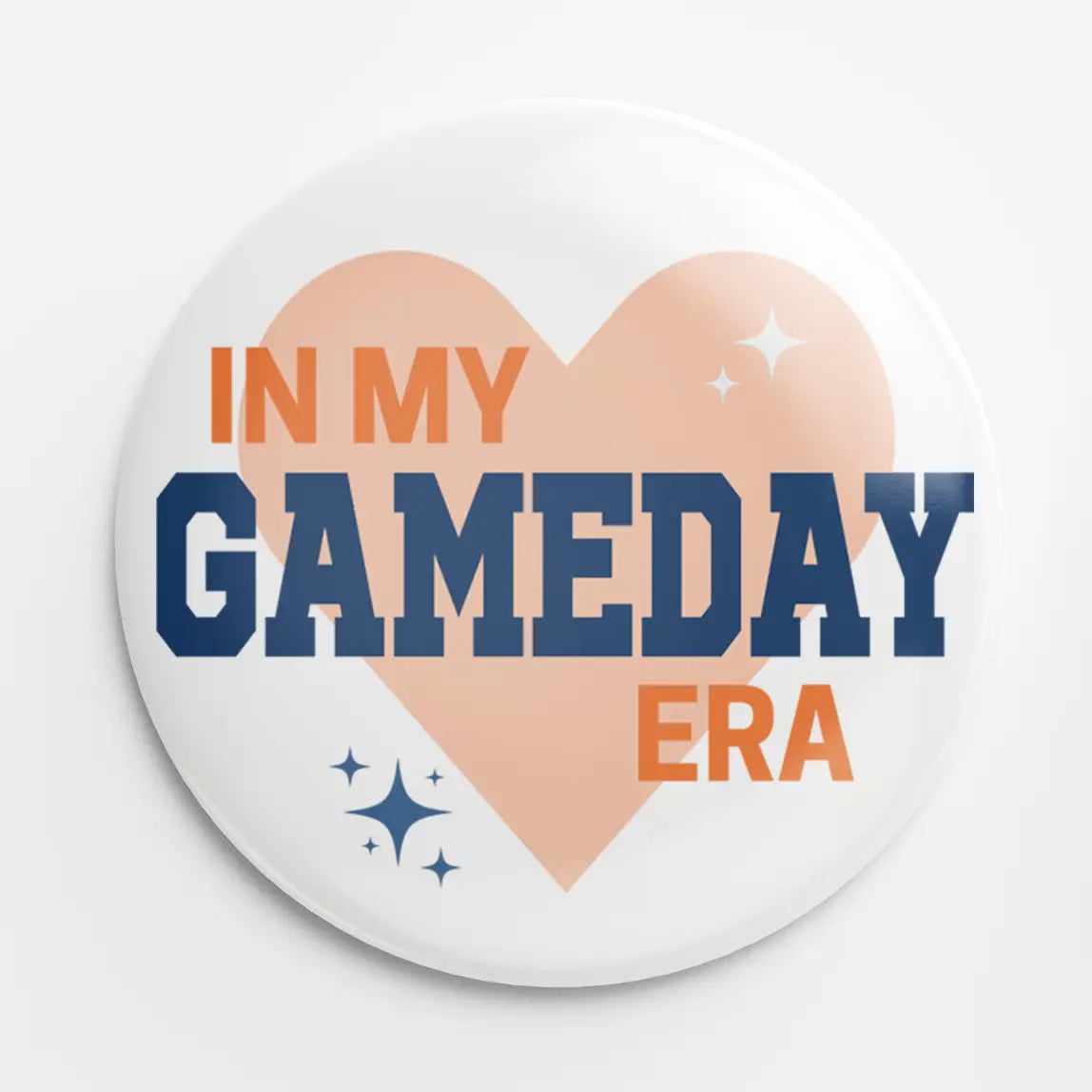 Orange & Navy Gameday Era Button