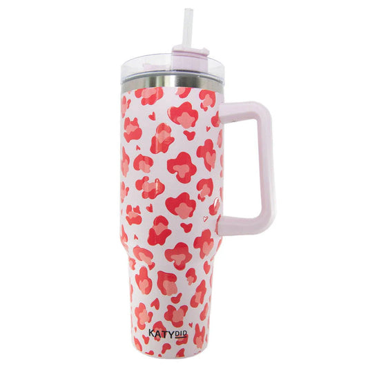 Pink Leopard Tumbler
