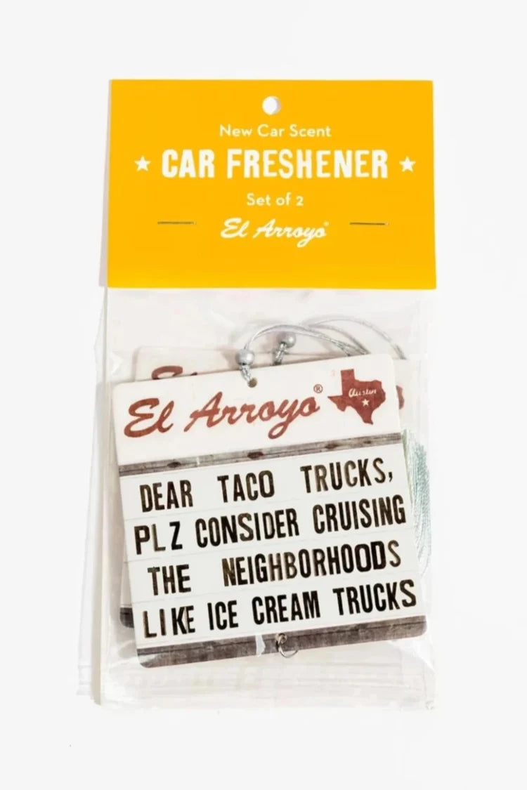 Dear Taco Trucks Car Air Freshener