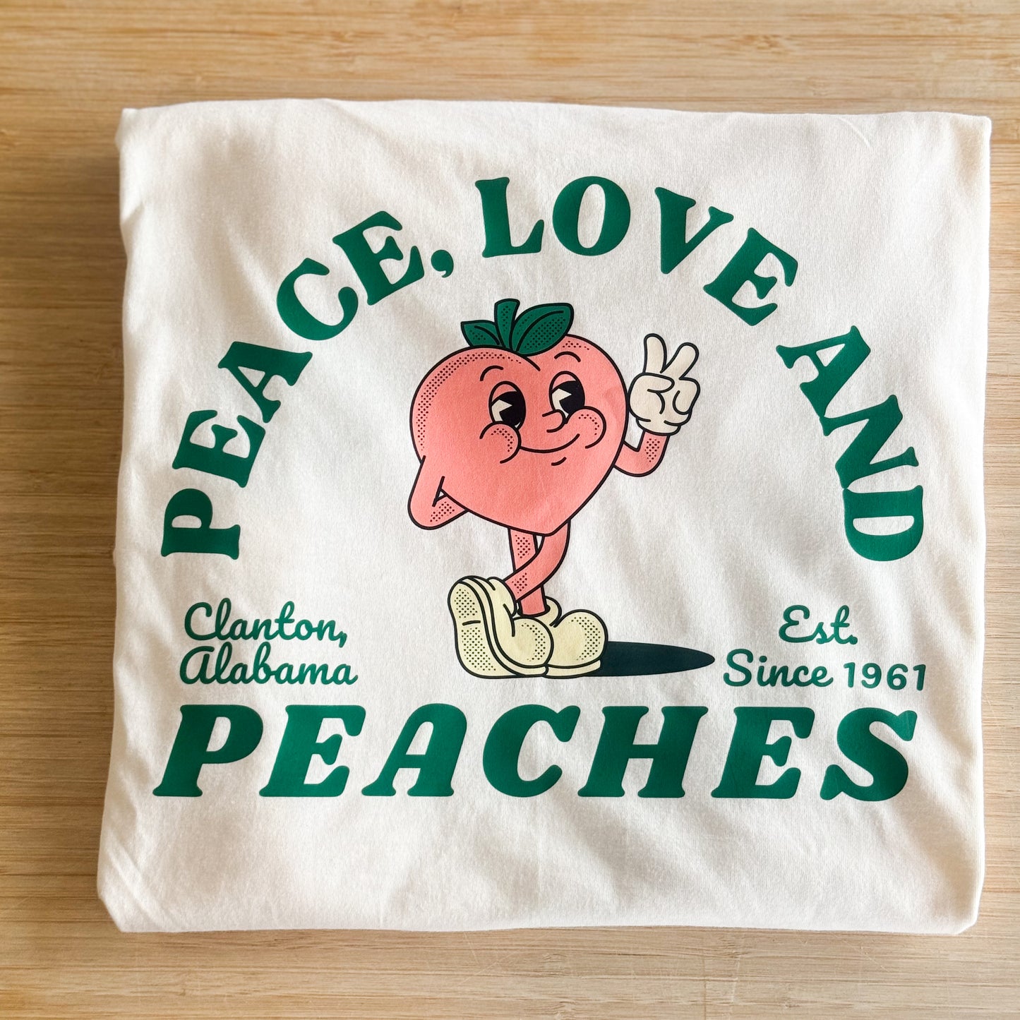 Peace, Love, Peaches Tee