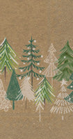 Green Christmas Tree Guest Towel Set