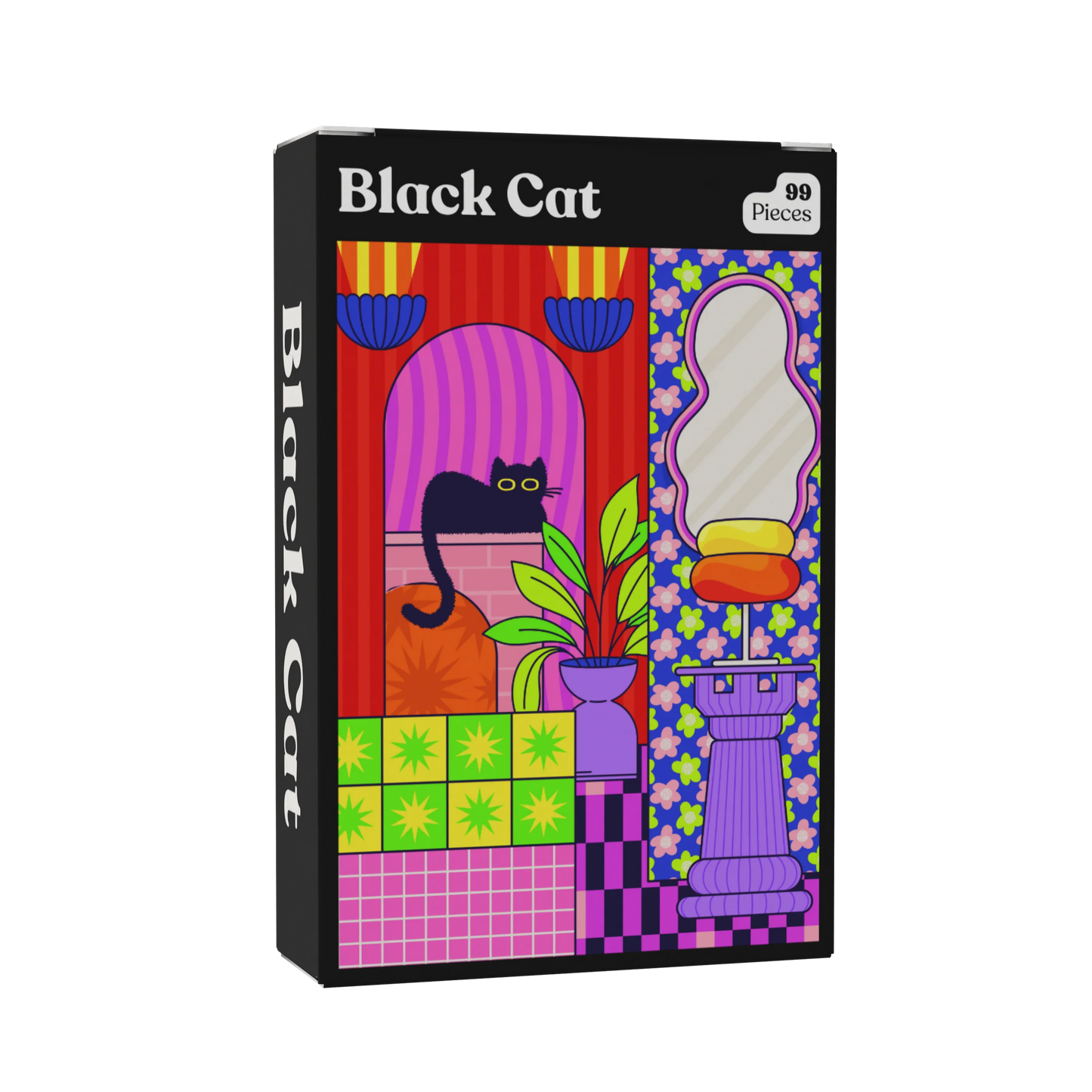 Black Cat | 99 Piece Jigsaw Puzzle Mini