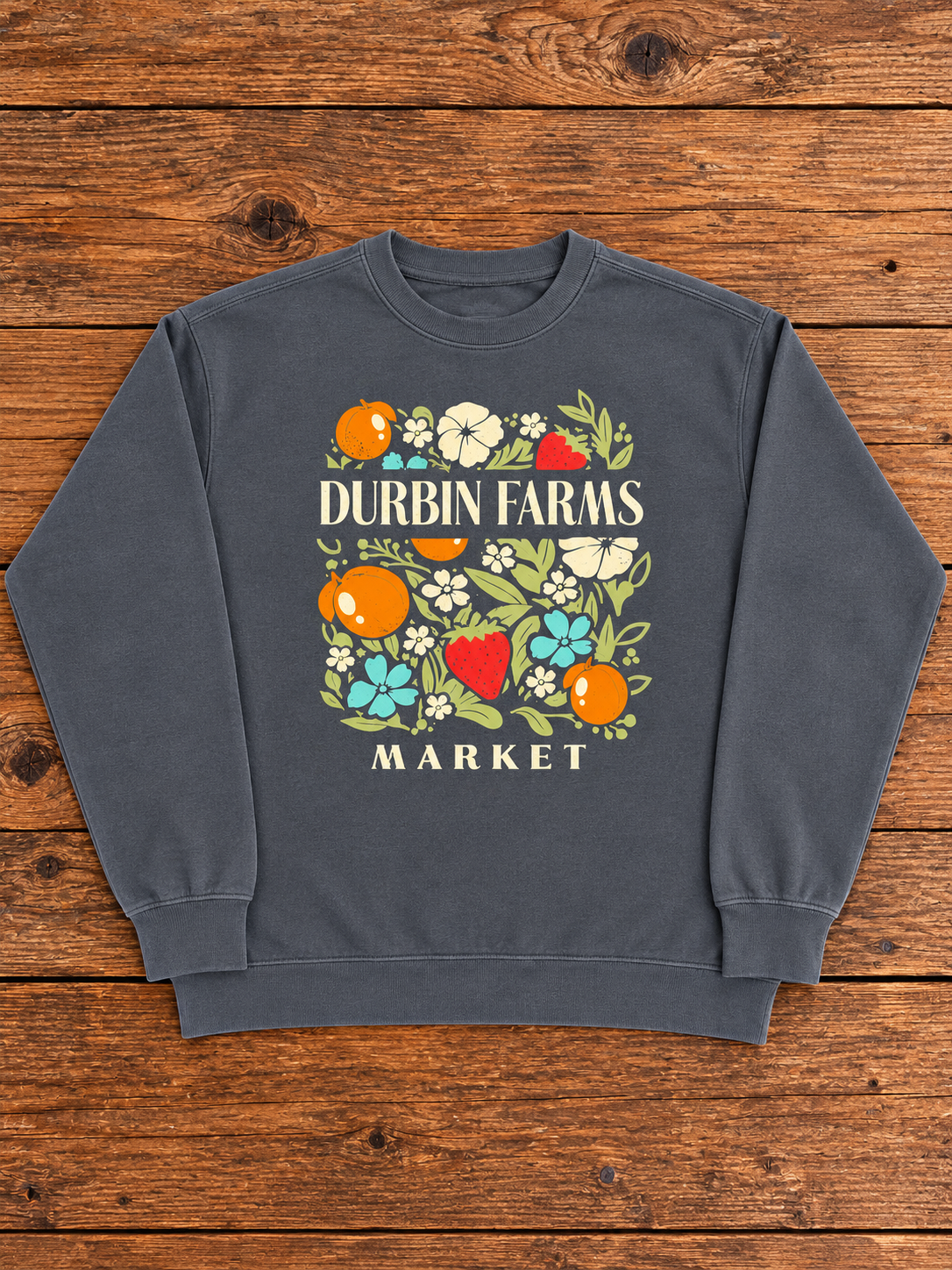 Forage Peach/Flowers Crew